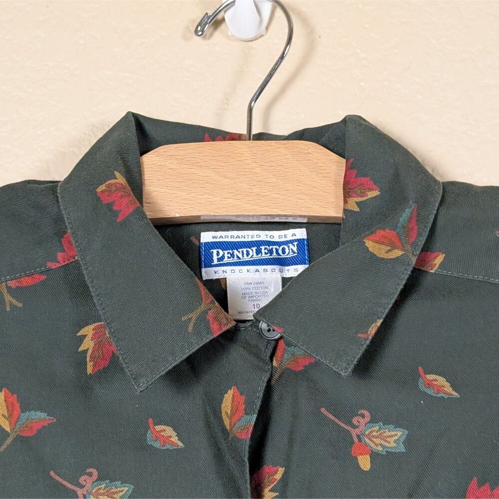 Vtg 90s Pendleton Knockabouts Button Down Shirt L… - image 2